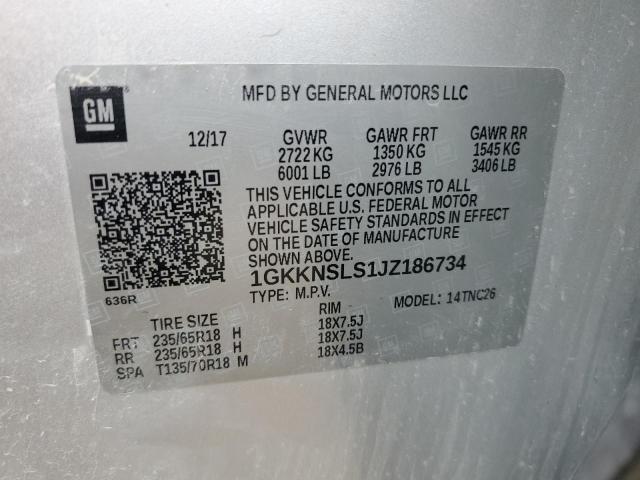 2018 GMC ACADIA SLE - 1GKKNSLS1JZ186734