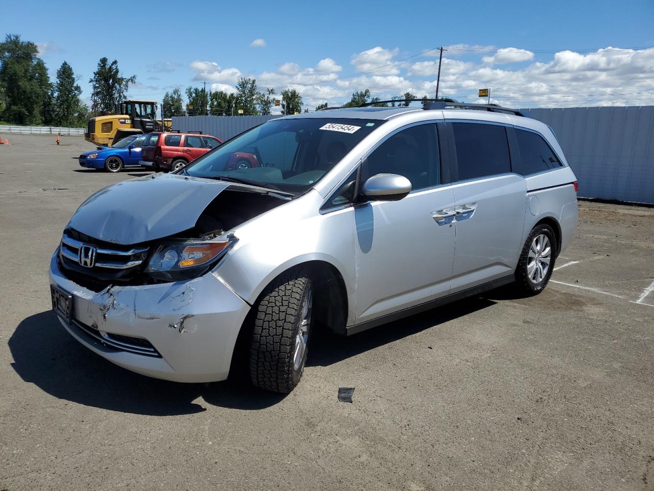 5FNRL5H62EB075196 2014 Honda Odyssey Exl