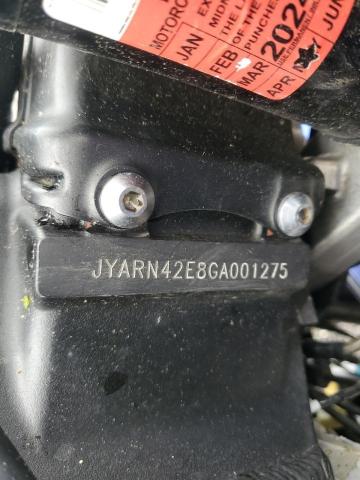 2016 YAMAHA YZFR1S JYARN42E8GA001275