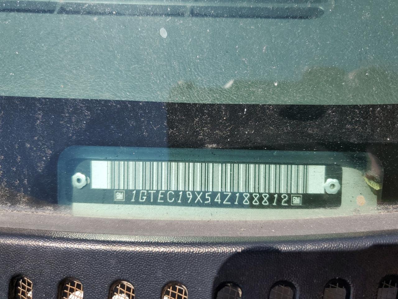 1GTEC19X54Z188812 2004 GMC New Sierra C1500