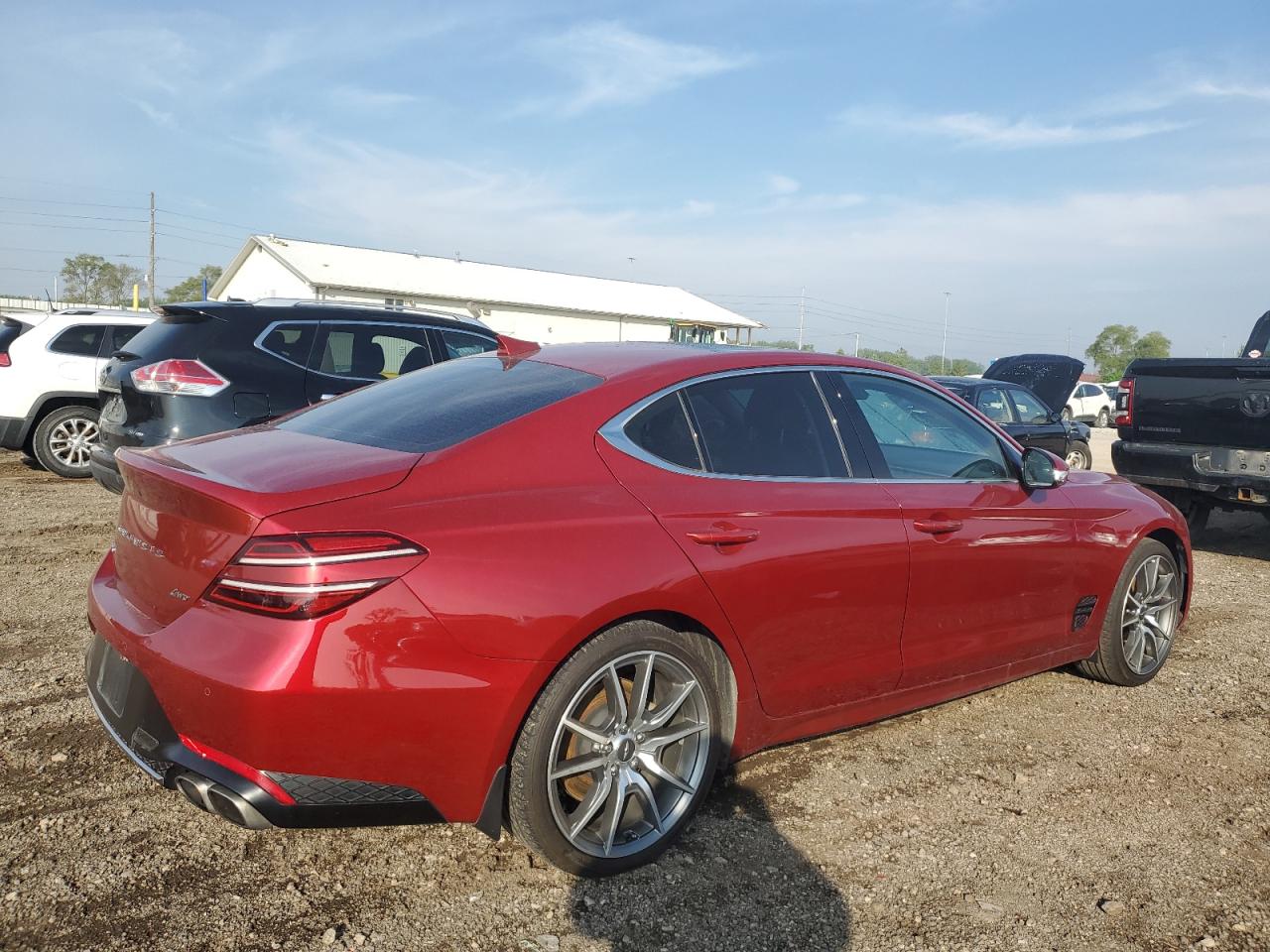 KMTG34TA3NU100659 2022 Genesis G70 Base