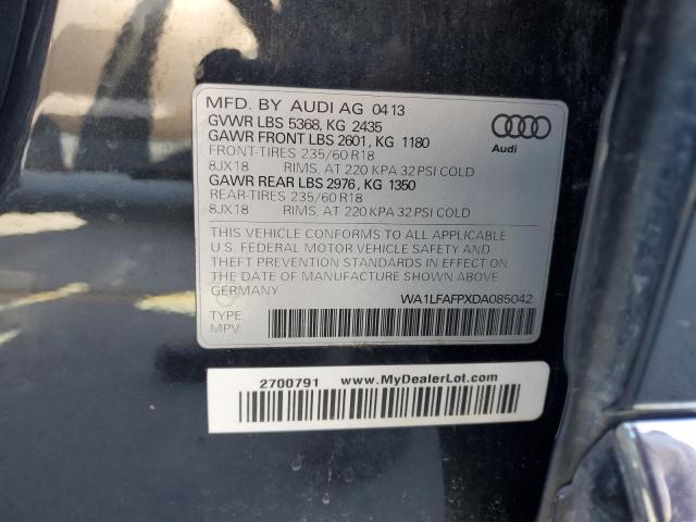 VIN WA1LFAFPXDA085042 2013 Audi Q5, Premium Plus no.12