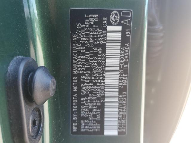 2016 Toyota Corolla L VIN: 2T1BURHE7GC579098 Lot: 55183224