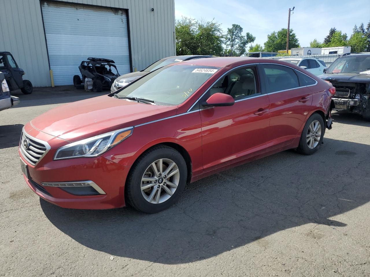 Lot #2886463919 2015 HYUNDAI SONATA SE