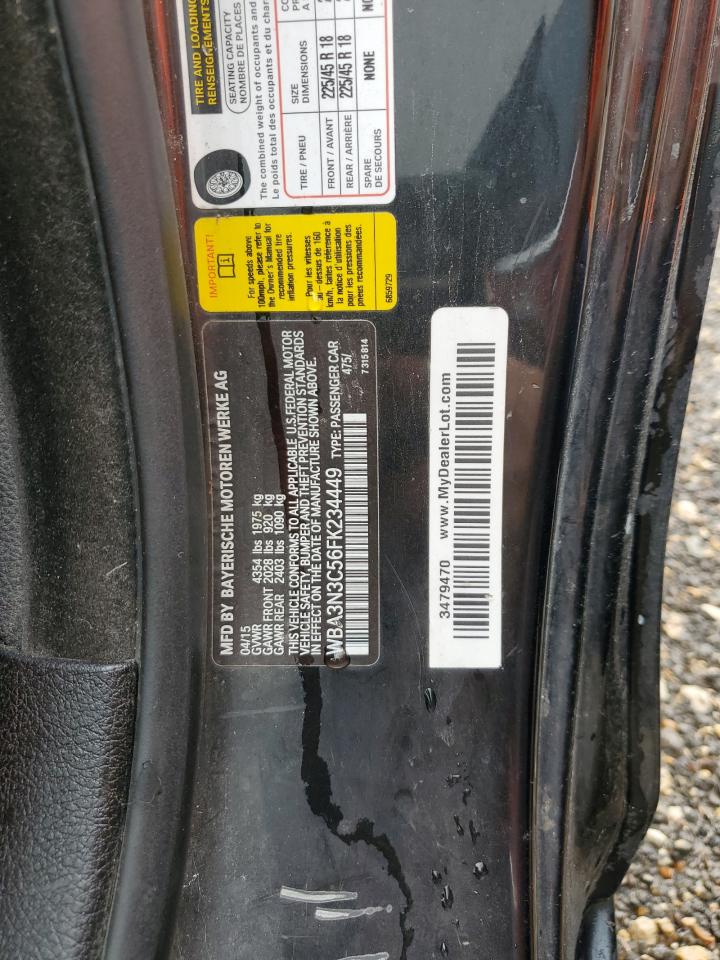 WBA3N3C56FK234449 2015 BMW 428 I