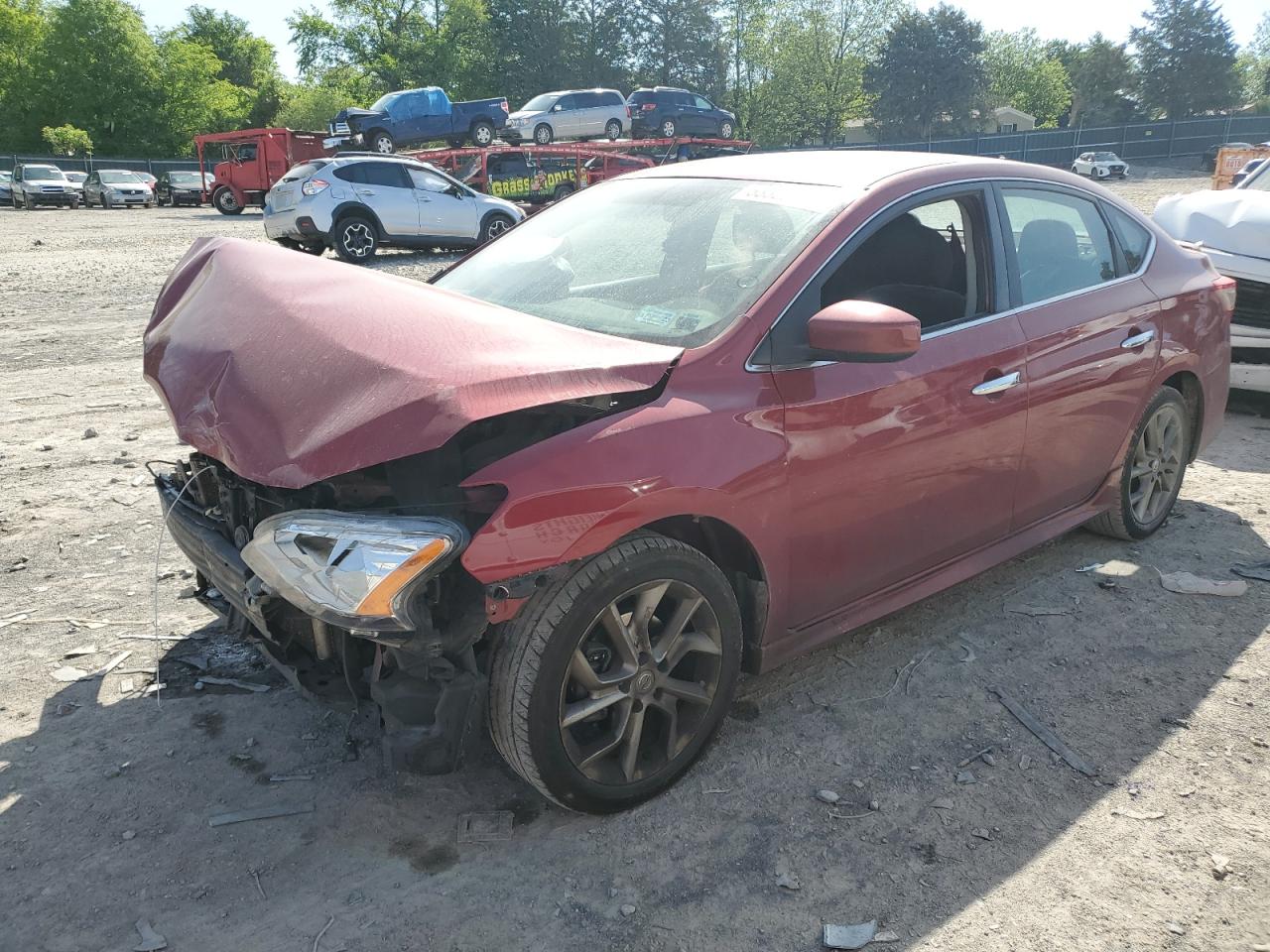 Lot #2811724963 2014 NISSAN SENTRA S