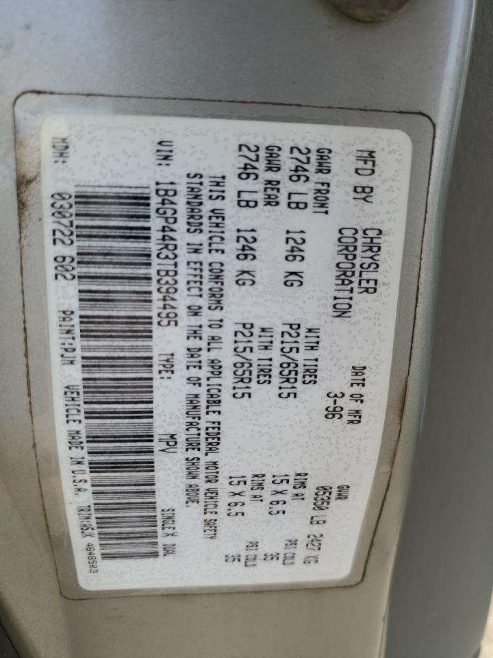 1B4GP44R3TB394495 1996 Dodge Grand Caravan Se