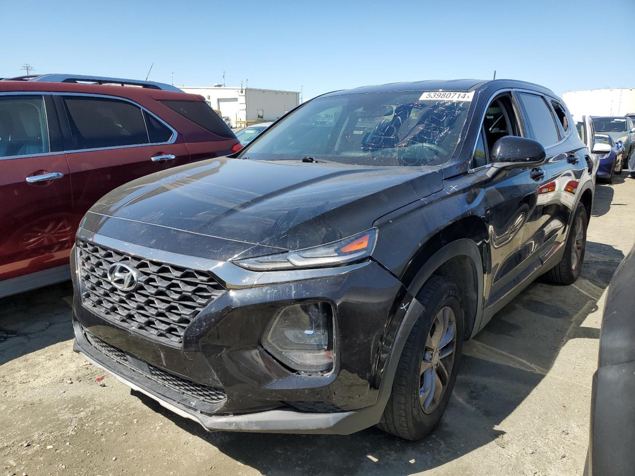 5NMS2CAD7KH033411 2019 Hyundai Santa Fe Se