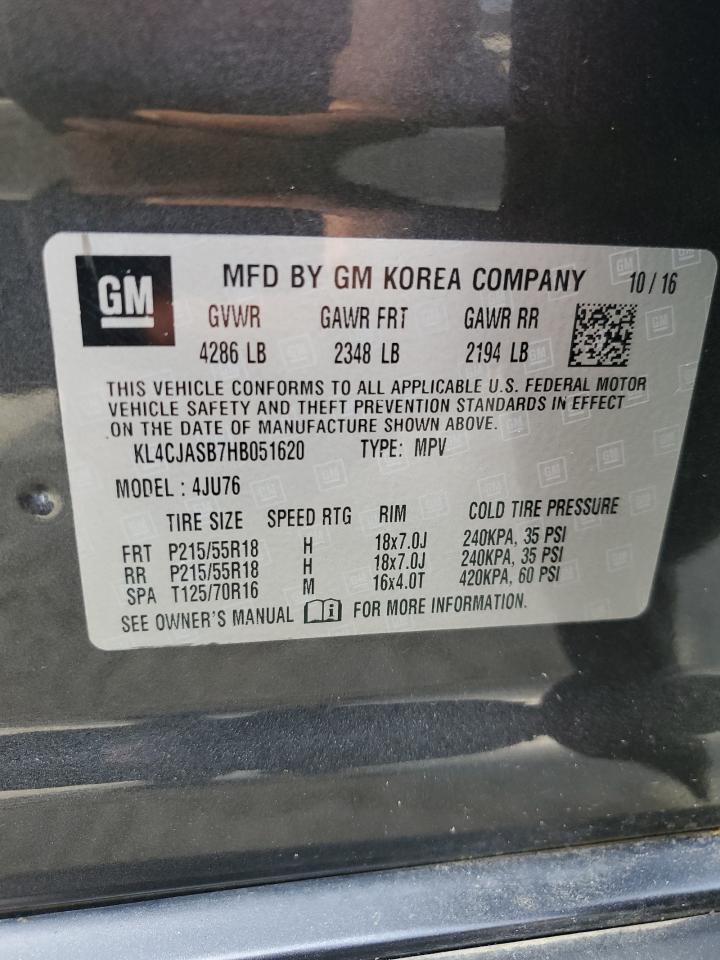 KL4CJASB7HB051620 2017 Buick Encore Preferred