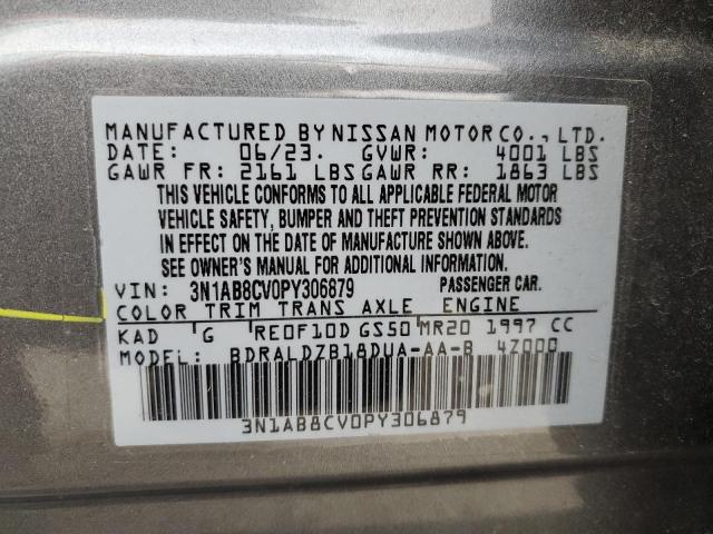 2023 Nissan Sentra Sv VIN: 3N1AB8CV0PY306879 Lot: 53984974