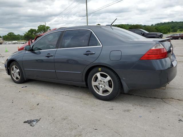 HONDA ACCORD HYB 2006 gray  hybrid engine JHMCN36456C003878 photo #3