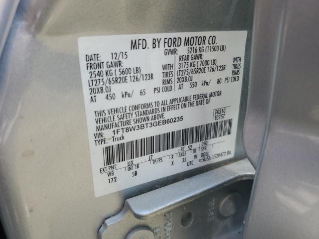 2016 Ford F350 Super Duty VIN: 1FT8W3BT3GEB60235 Lot: 56035994