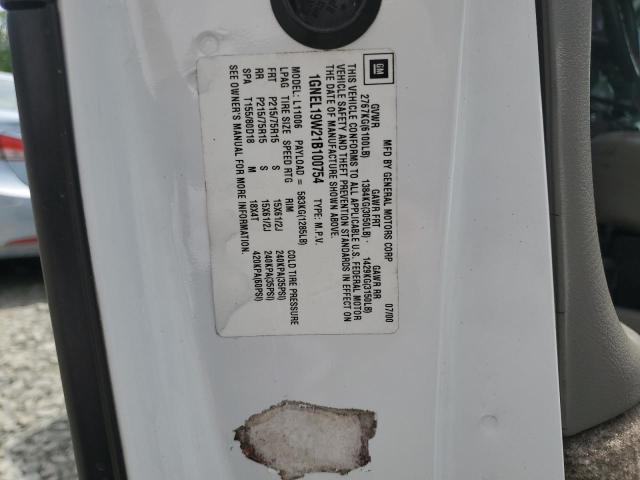 2001 Chevrolet Astro VIN: 1GNEL19W21B100754 Lot: 56285934