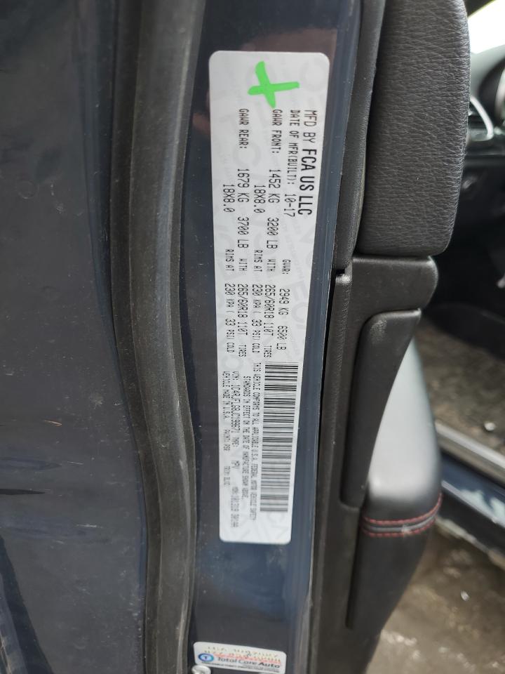 1C4RJFLG8JC199671 2018 Jeep Grand Cherokee Trailhawk