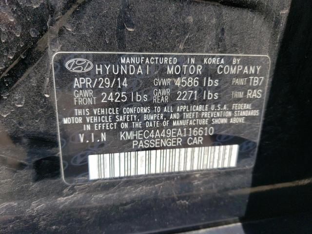 2014 Hyundai Sonata Hybrid VIN: KMHEC4A49EA116610 Lot: 57080674