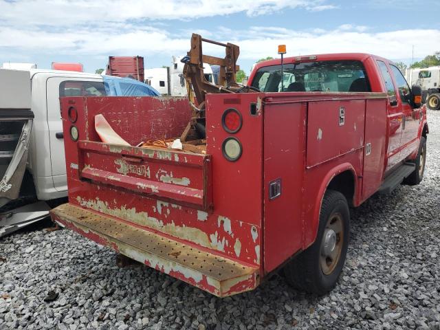 FORD F350 SUPER 2009 red 4dr ext gas 1FDWX31529EA40819 photo #4