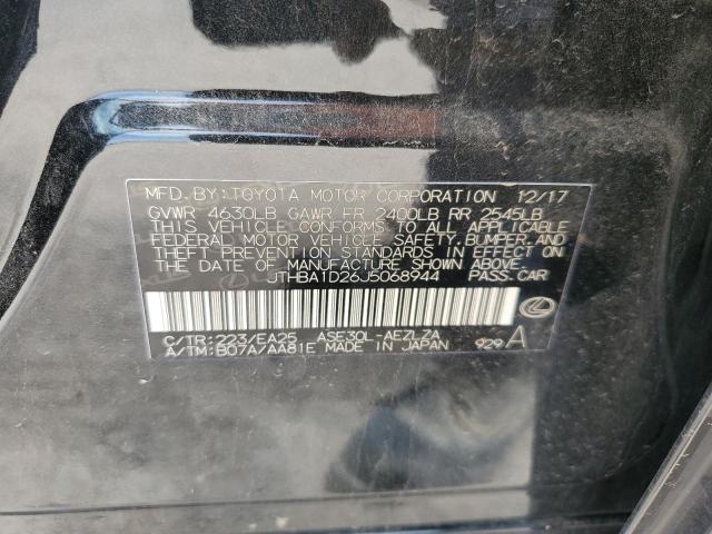 2018 Lexus Is 300 VIN: JTHBA1D26J5068944 Lot: 55082794