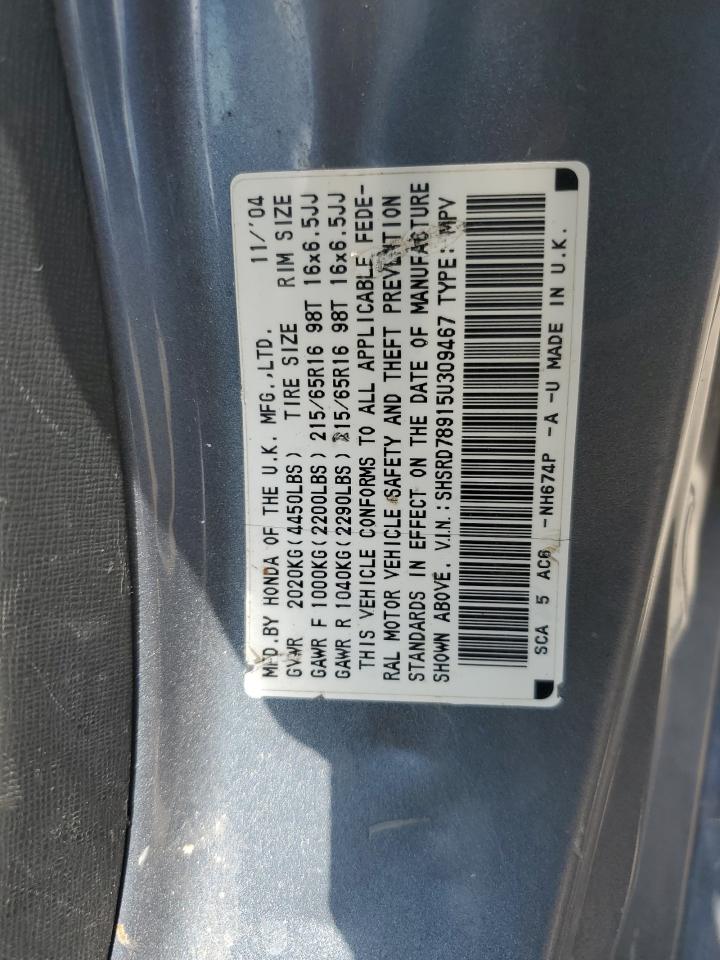 SHSRD78915U309467 2005 Honda Cr-V Se