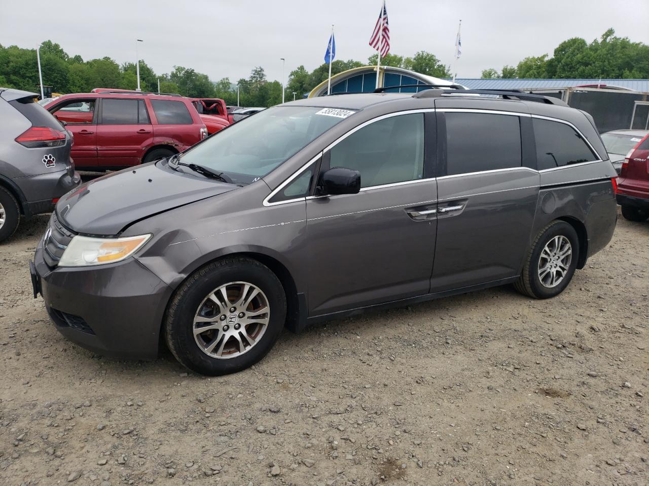 5FNRL5H46DB042473 2013 Honda Odyssey Ex