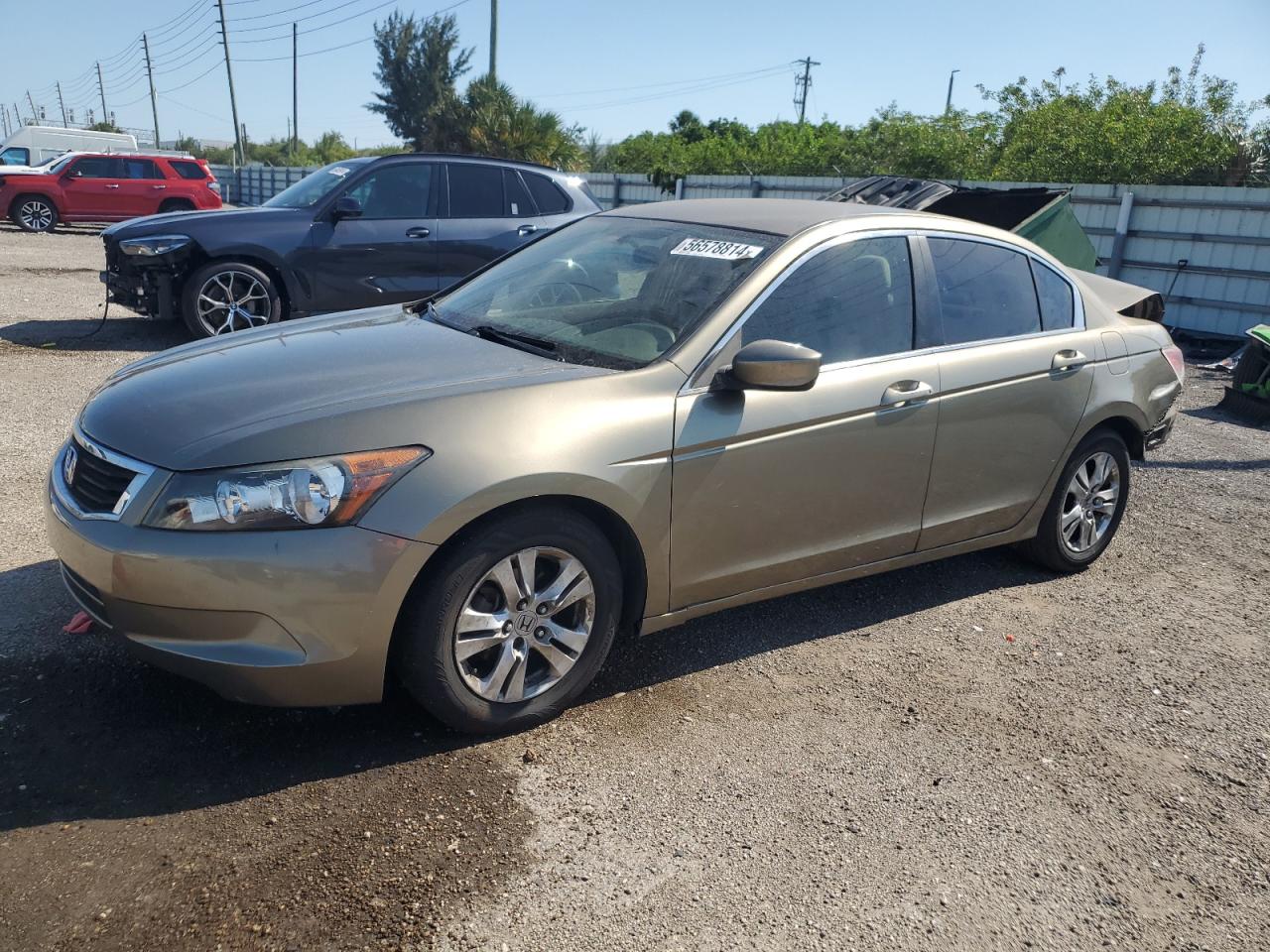 HONDA ACCORD LXP 2009 gold sedan 4d gas 1HGCP26469A050425 photo #1