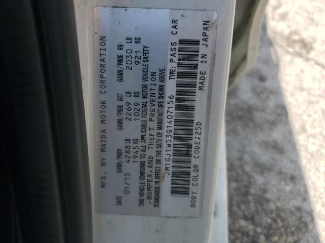 2016 Mazda 6 Grand Touring VIN: JM1GJ1W53G1407156 Lot: 55966014