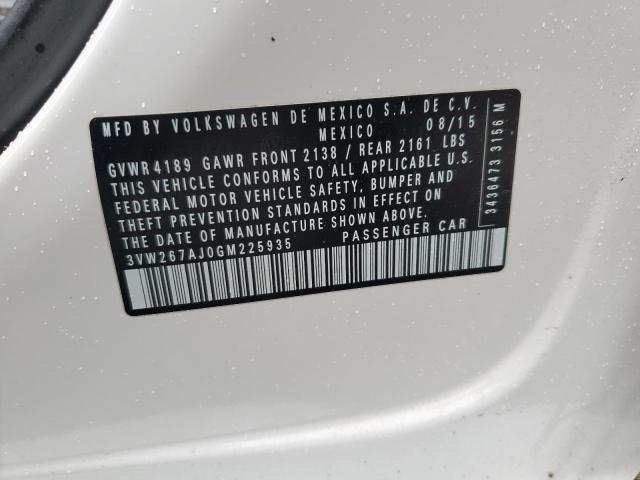 2016 Volkswagen Jetta S VIN: 3VW267AJ0GM225935 Lot: 54842214