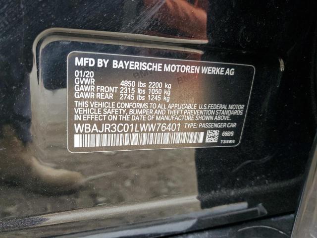 2020 BMW 530 I VIN: WBAJR3C01LWW76401 Lot: 57171714