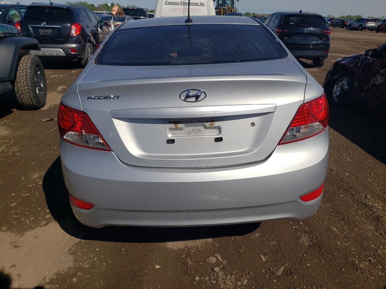 Lot #2558814903 2014 HYUNDAI ACCENT GLS