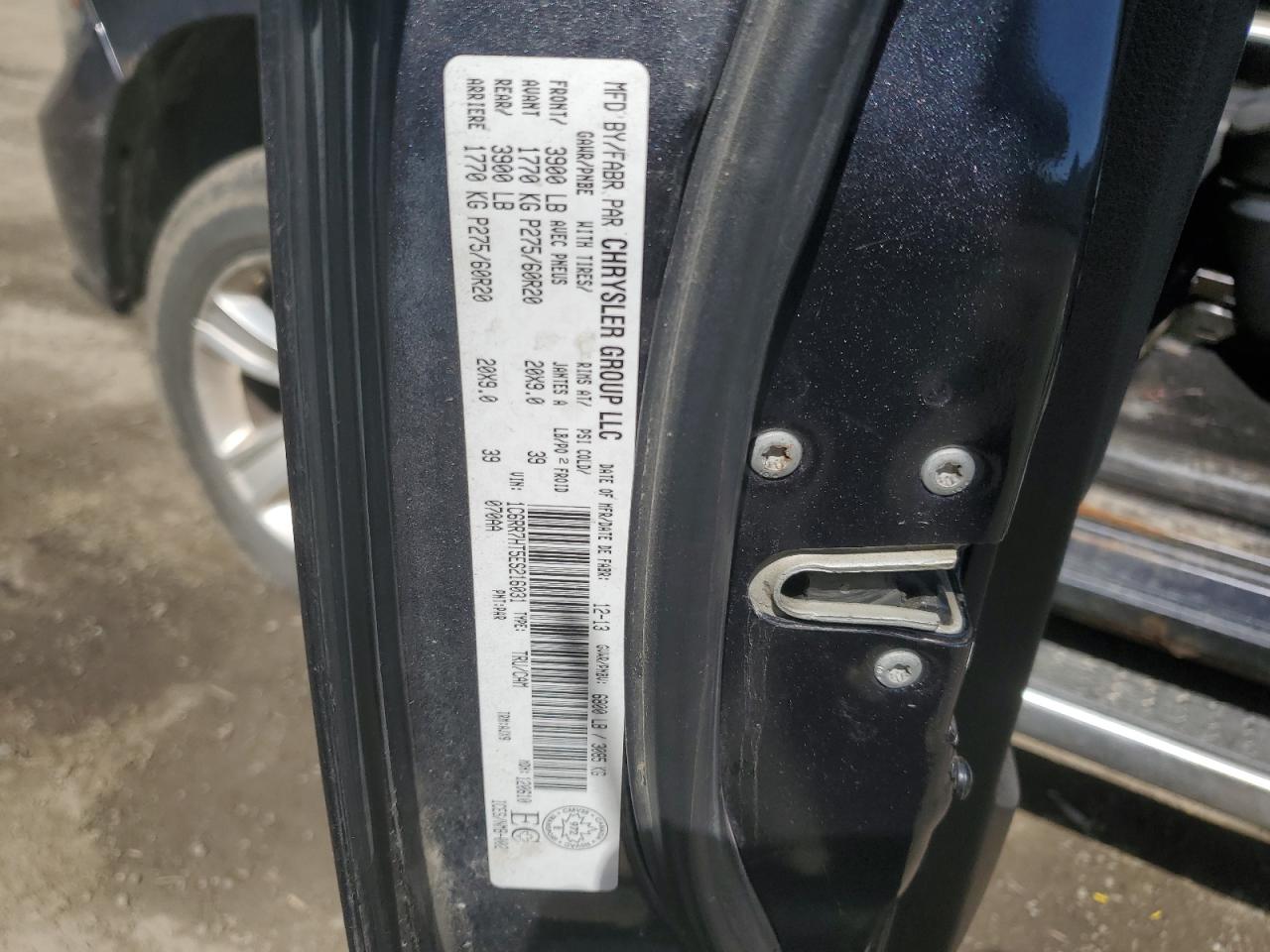 1C6RR7HT5ES216031 2014 Ram 1500 Sport