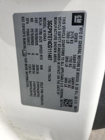 2012 Chevrolet Silverado K1500 Ltz VIN: 3GCPKTE74CG111487 Lot: 55714424