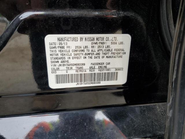 2014 Infiniti Q50 Base VIN: JN1BV7AR5EM680089 Lot: 55737534