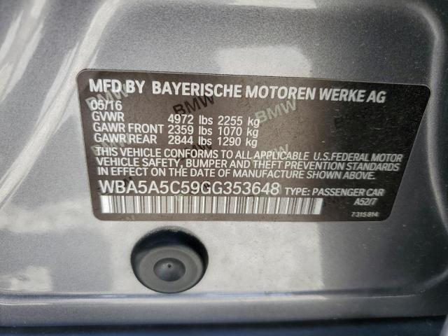 2016 BMW 528 I - WBA5A5C59GG353648