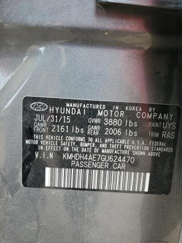 KMHDH4AE7GU624470 2016 HYUNDAI ELANTRA - Image 12