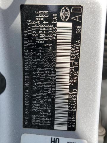 2015 TOYOTA COROLLA L - 2T1BURHE8FC302054