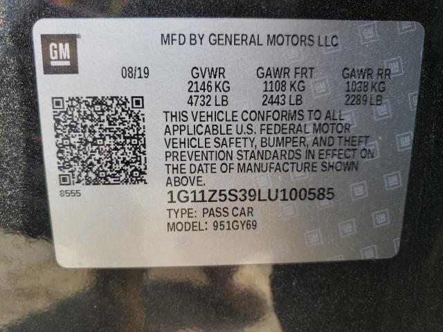 2020 CHEVROLET IMPALA LT - 1G11Z5S39LU100585