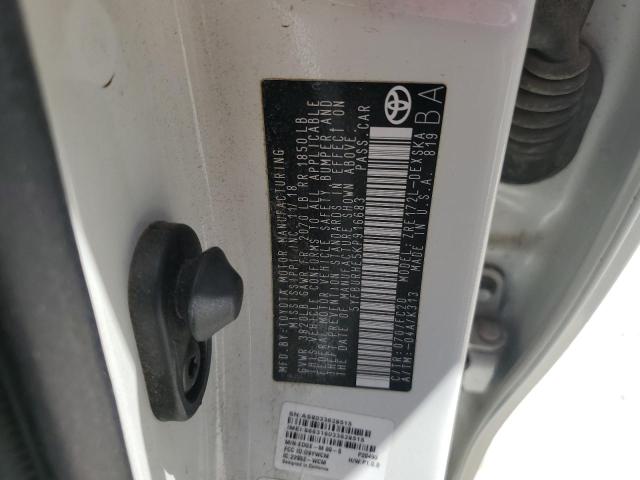 2019 TOYOTA COROLLA L - 5YFBURHE5KP916683