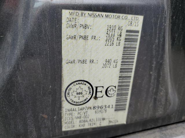 2015 NISSAN ALTIMA 2.5 - 1N4AL3AP7FN896341