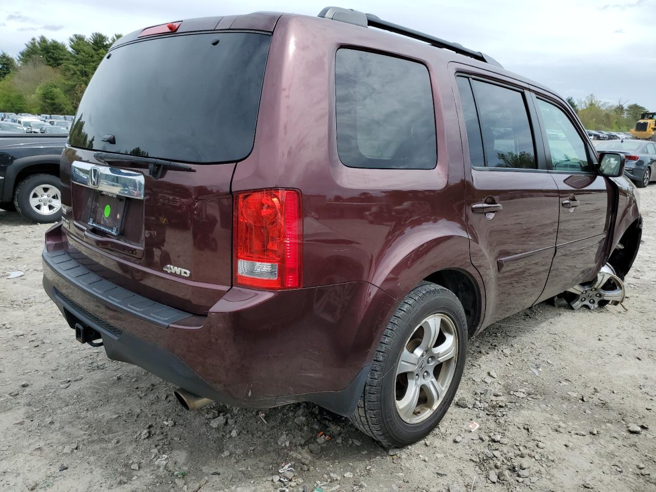 5FNYF4H55DB082260 2013 Honda Pilot Exl