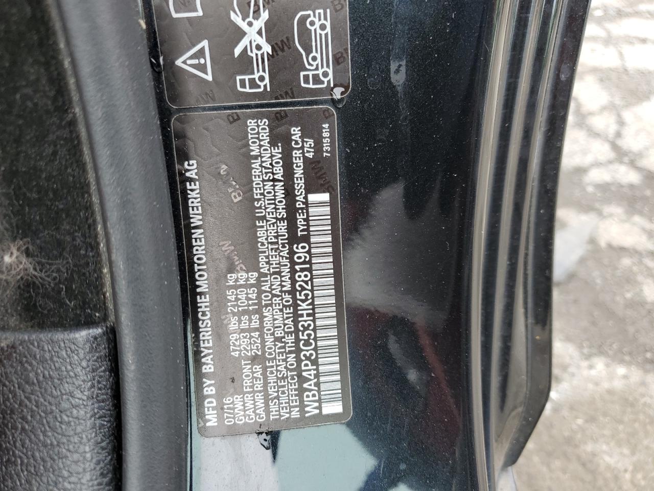 WBA4P3C53HK528196 2017 BMW 440Xi