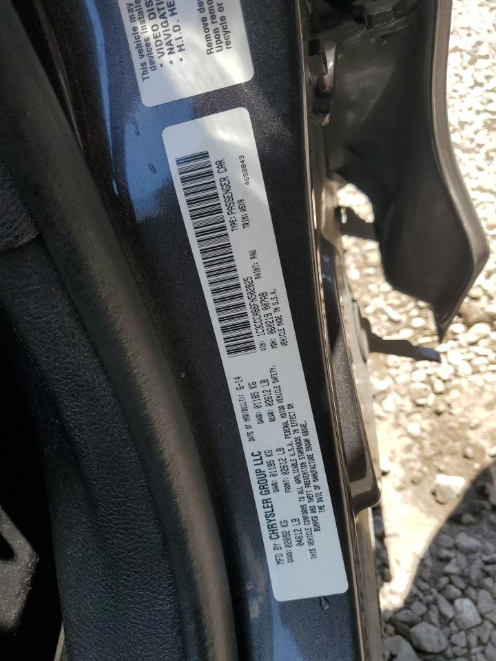 1C3CCCAB6FN502825 2015 Chrysler 200 Limited