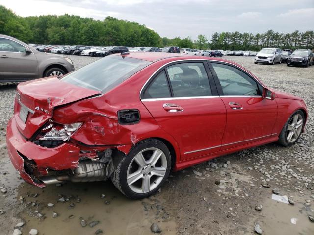 2011 Mercedes-Benz C 300 4Matic VIN: WDDGF8BB5BR139877 Lot: 54644254