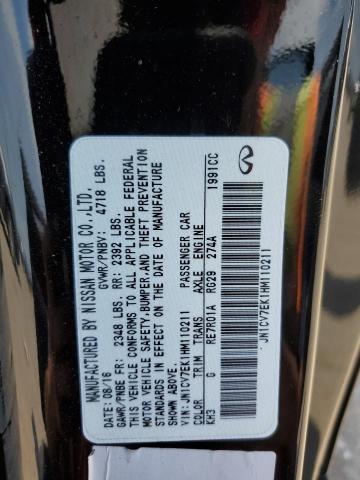 2017 INFINITI Q60 BASE JN1CV7EK1HM110211