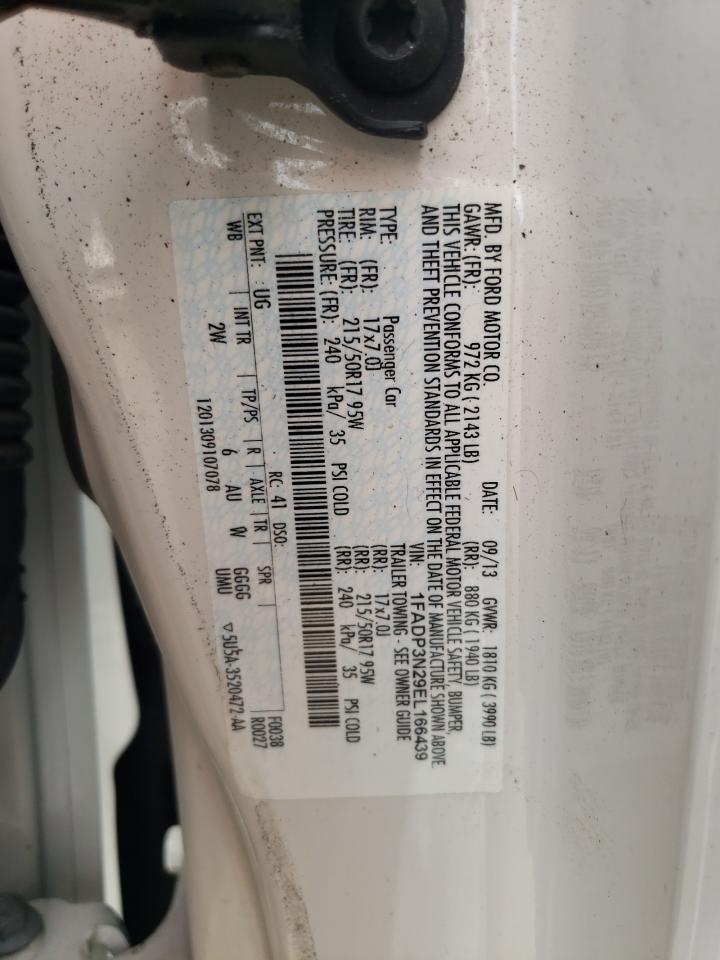 1FADP3N29EL166439 2014 Ford Focus Titanium