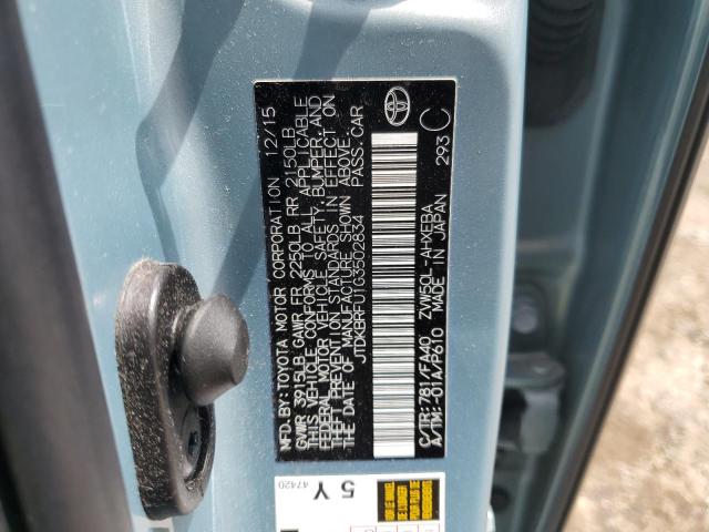 2016 TOYOTA PRIUS - JTDKBRFU1G3502834
