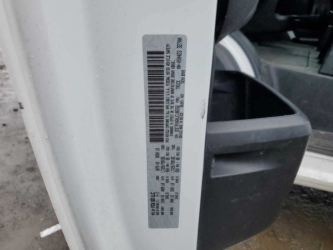 2018 Ram Promaster 1500 1500 Standard vin: 3C6TRVAG0JE106332