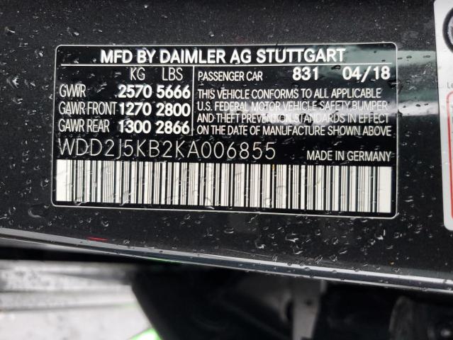 WDD2J5KB2KA006855 2019 Mercedes-Benz Cls 450 4Matic