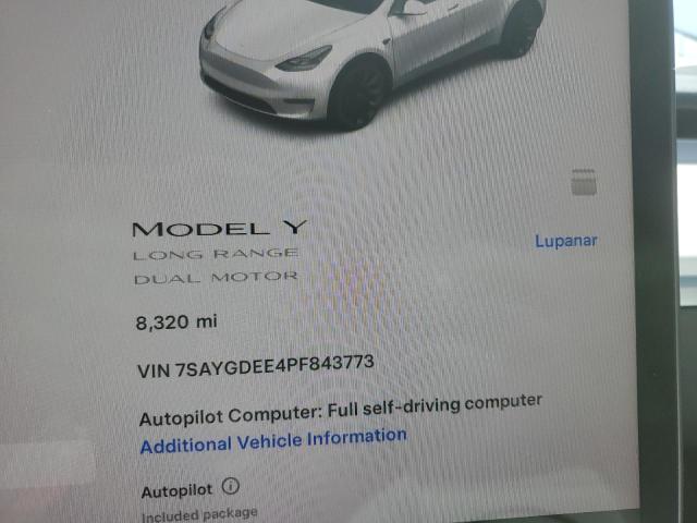 2023 Tesla Model Y VIN: 7SAYGDEE4PF843773 Lot: 54013314