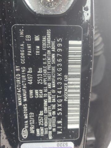 2019 Kia Optima Lx VIN: 5XXGT4L33KG367995 Lot: 54376664