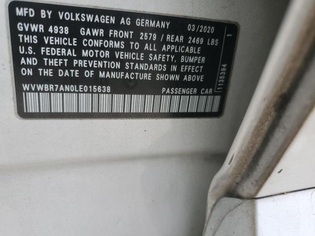 2020 VOLKSWAGEN ARTEON SE WVWBR7AN0LE015638