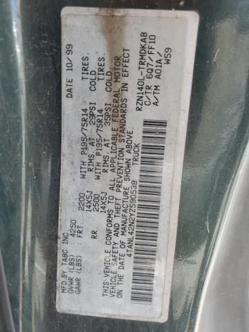 2000 Toyota Tacoma VIN: 4TANL42N2YZ590539 Lot: 55419014